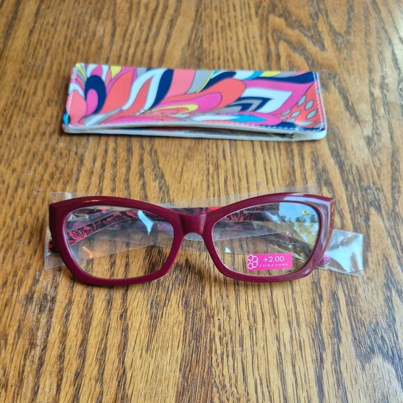 NWT Trina Turk Santa Barbara - Red Dahlia 52mm Glasses main image 5
